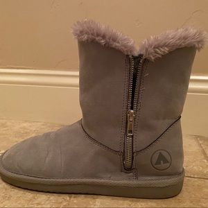 Kids Girl Furry Boots